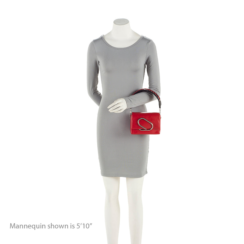 3.1 Phillip Lim Lambskin Alix Sport Micro Satchel SHF 20667 LuxeDH