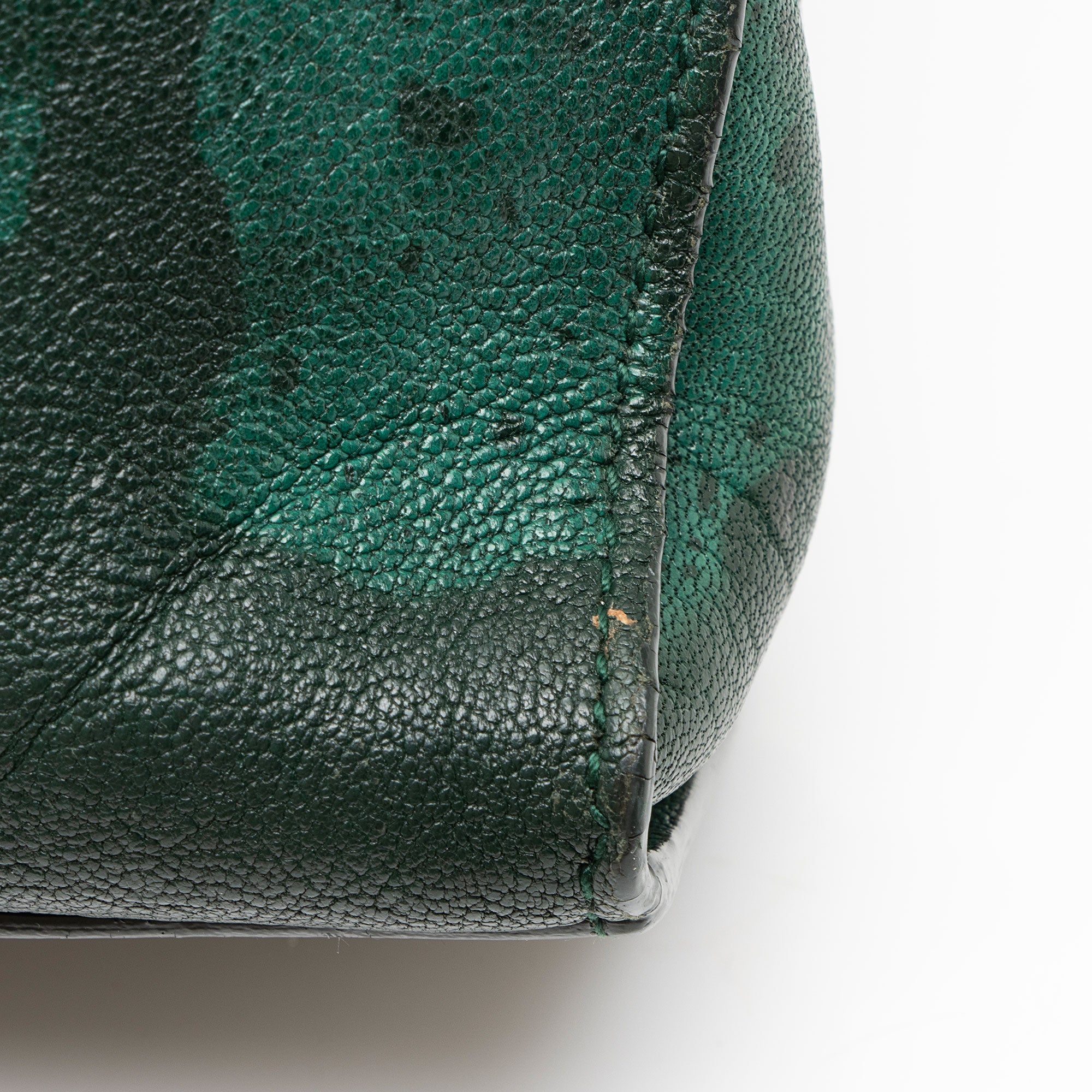 Alexander McQueen Calfskin De Manta Cosmetic Bag