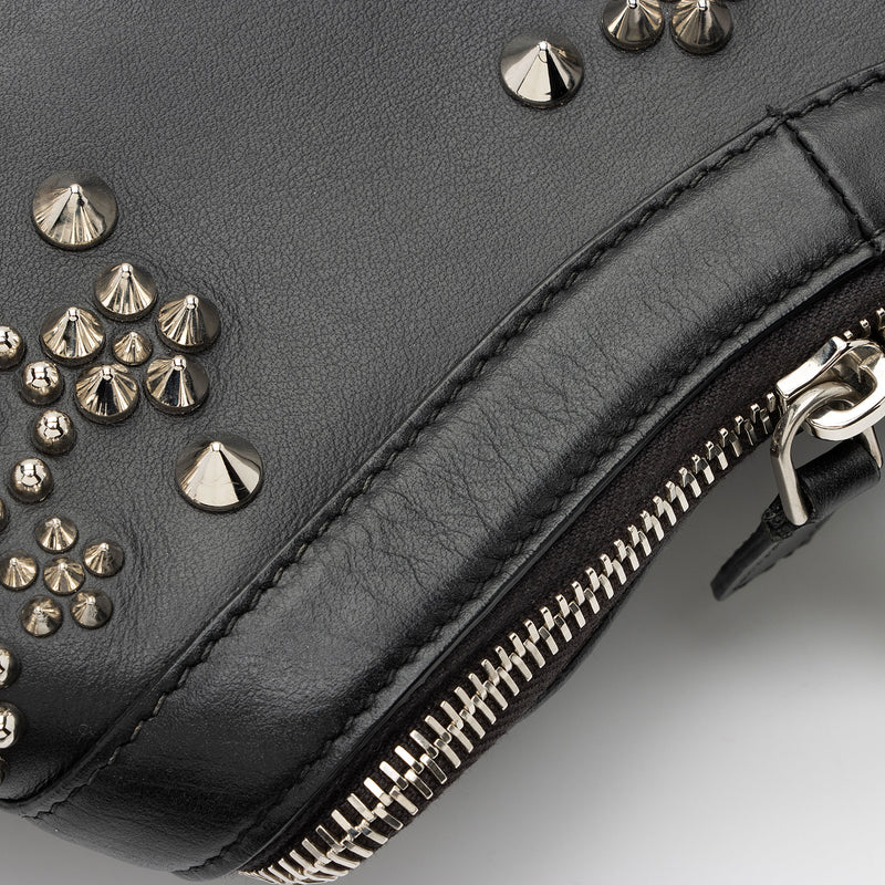 Alexander McQueen Skull Studded Cardholder on Chain