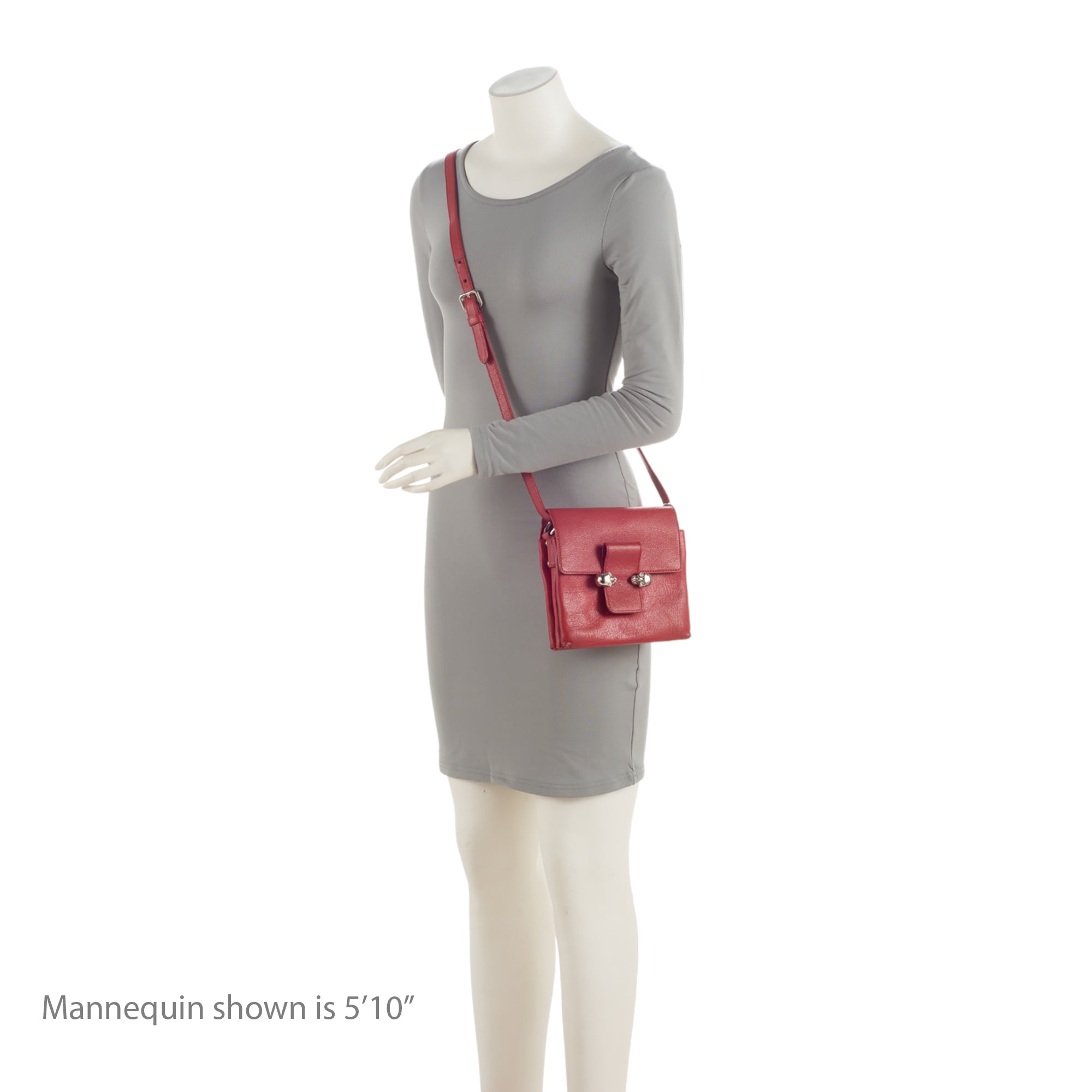 Alexander McQueen Leather Crystal Twin Skull Flap Shoulder Bag (SHF-uXSFgg)