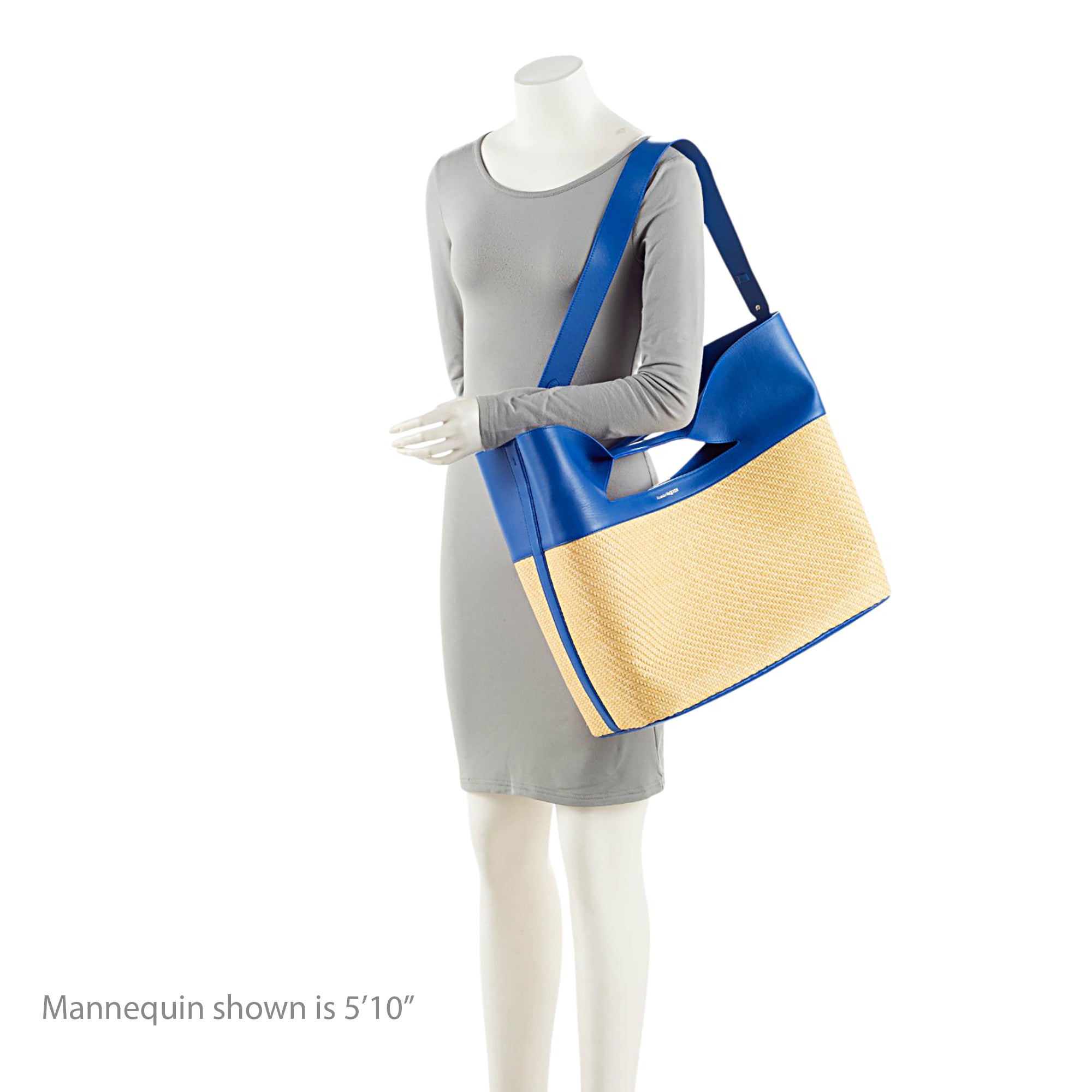 Alexander McQueen Leather Raffia The Bow Tote