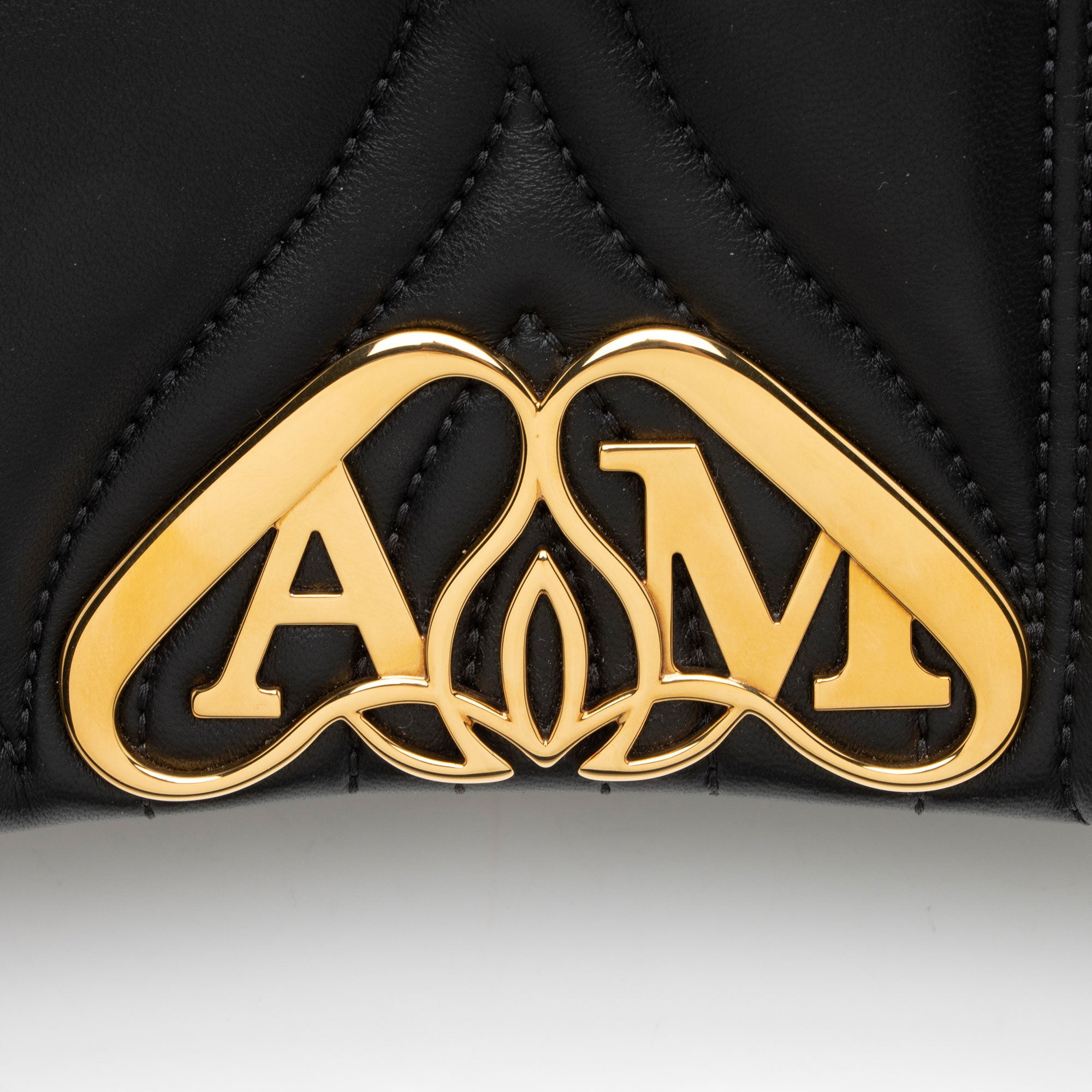 Alexander McQueen Leather Seal Mini Shoulder Bag