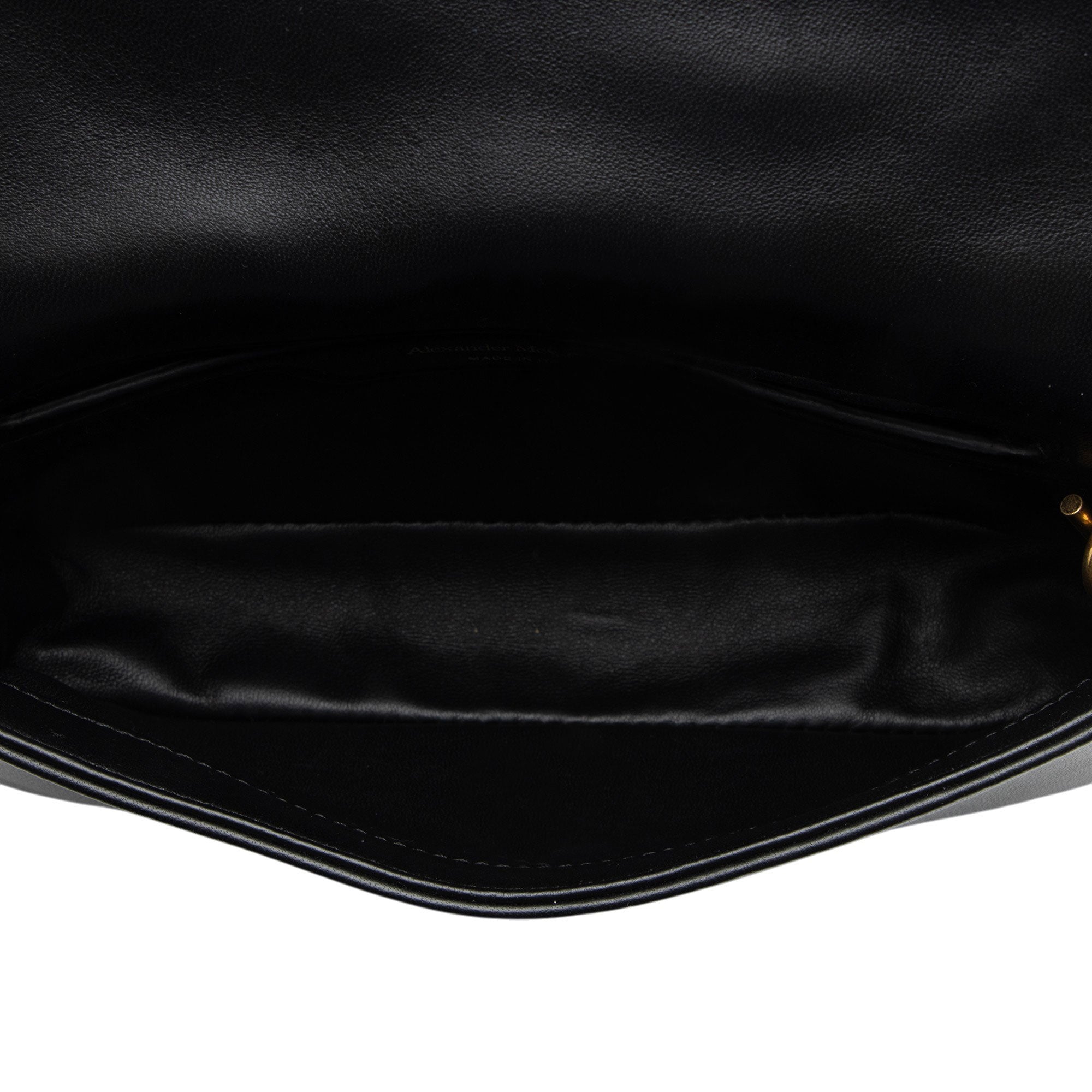 Alexander McQueen Leather Seal Mini Shoulder Bag