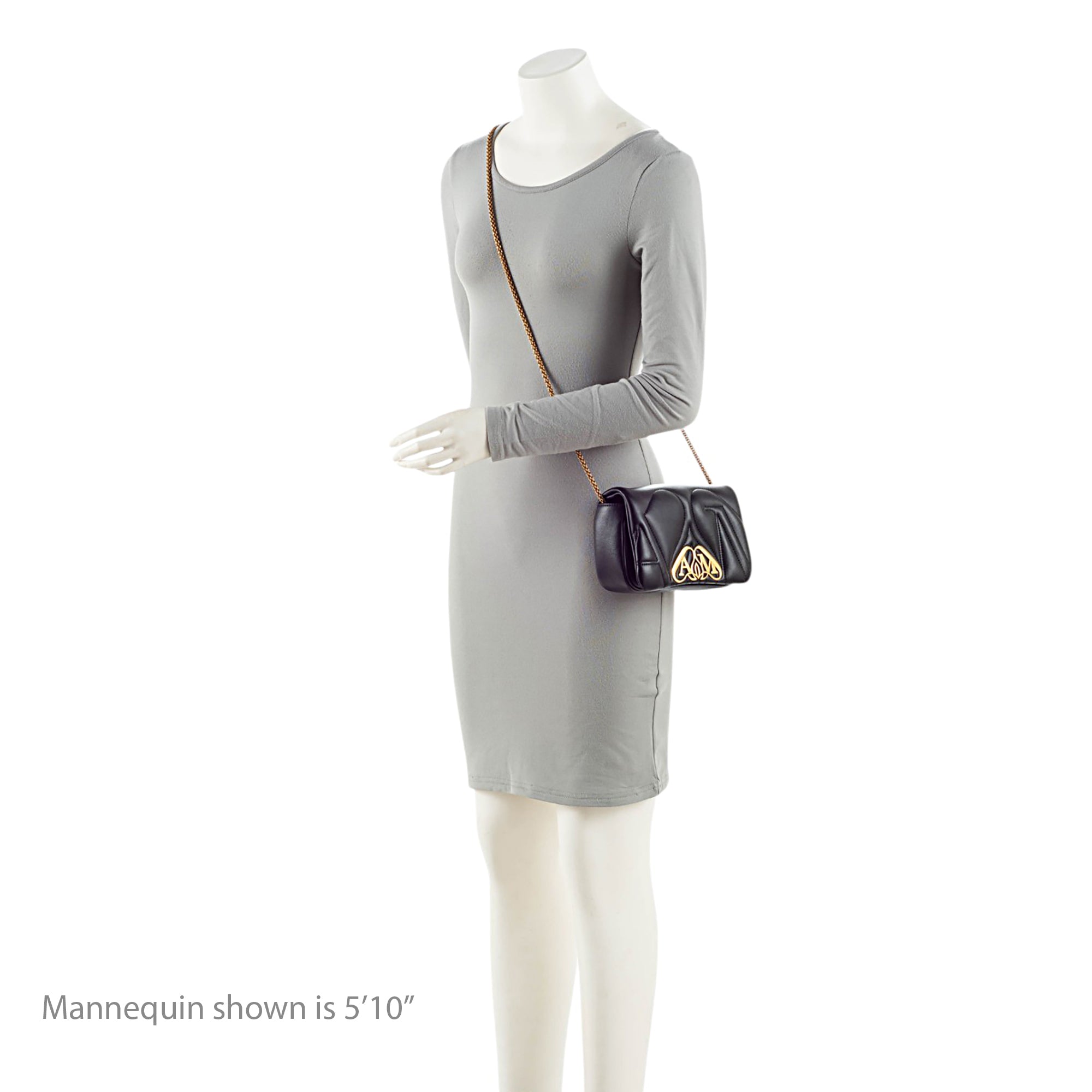 Alexander McQueen Leather Seal Mini Shoulder Bag