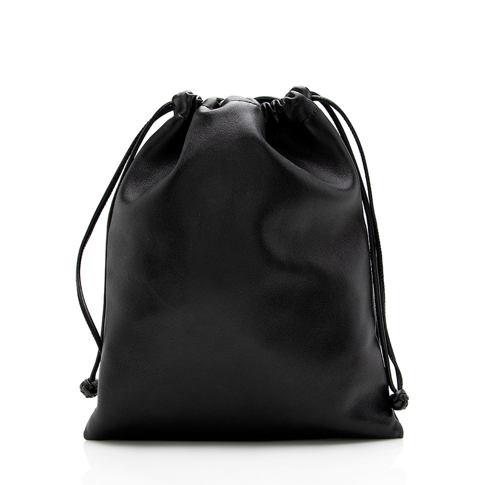 Alexander Wang Leather Ryan Mini Drawstring Bag (SHF-17326)