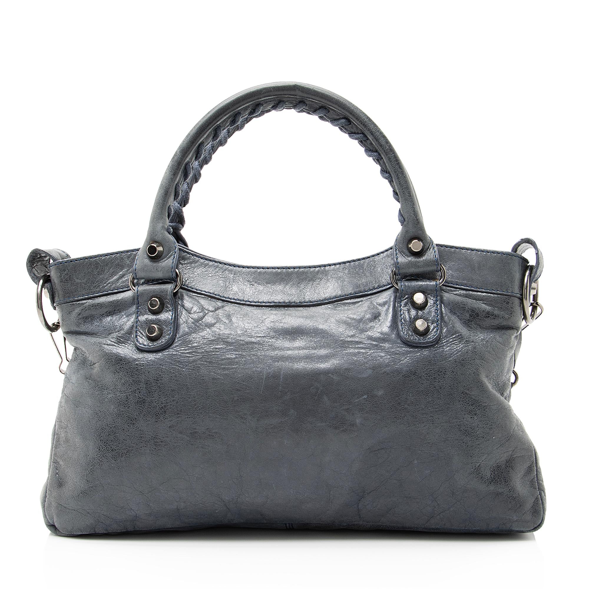 Balenciaga Agneau Arena Classic First Satchel SHF 23197