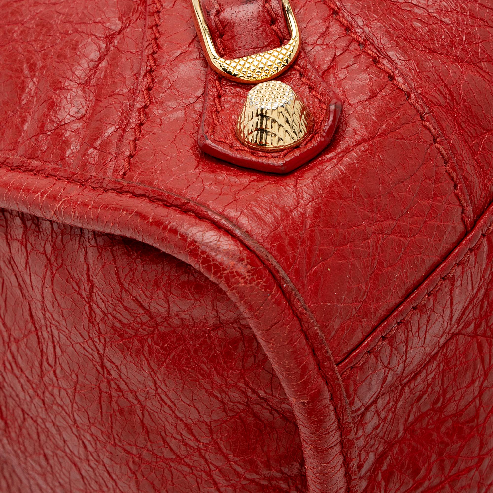 Balenciaga Agneau Giant 12 City Satchel (SHF-22658)