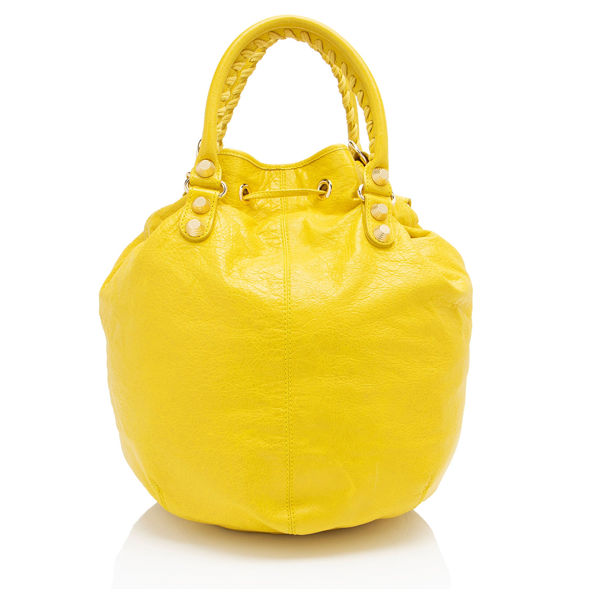 Balenciaga Agneau Giant 12 Pompon Satchel