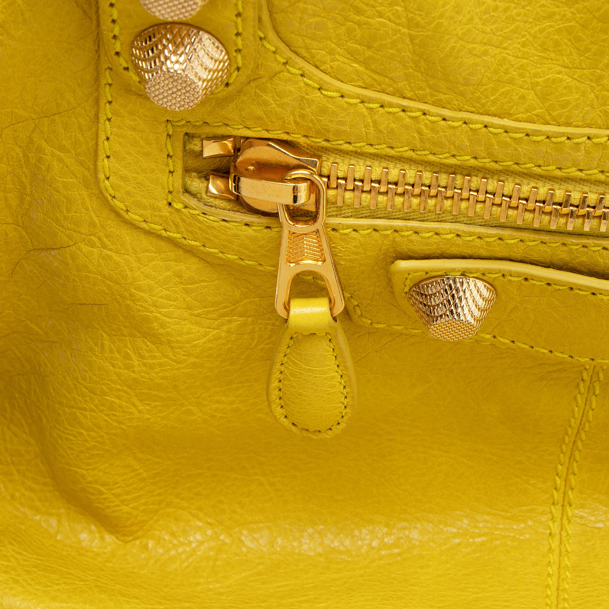 Balenciaga Agneau Giant 12 Pompon Satchel