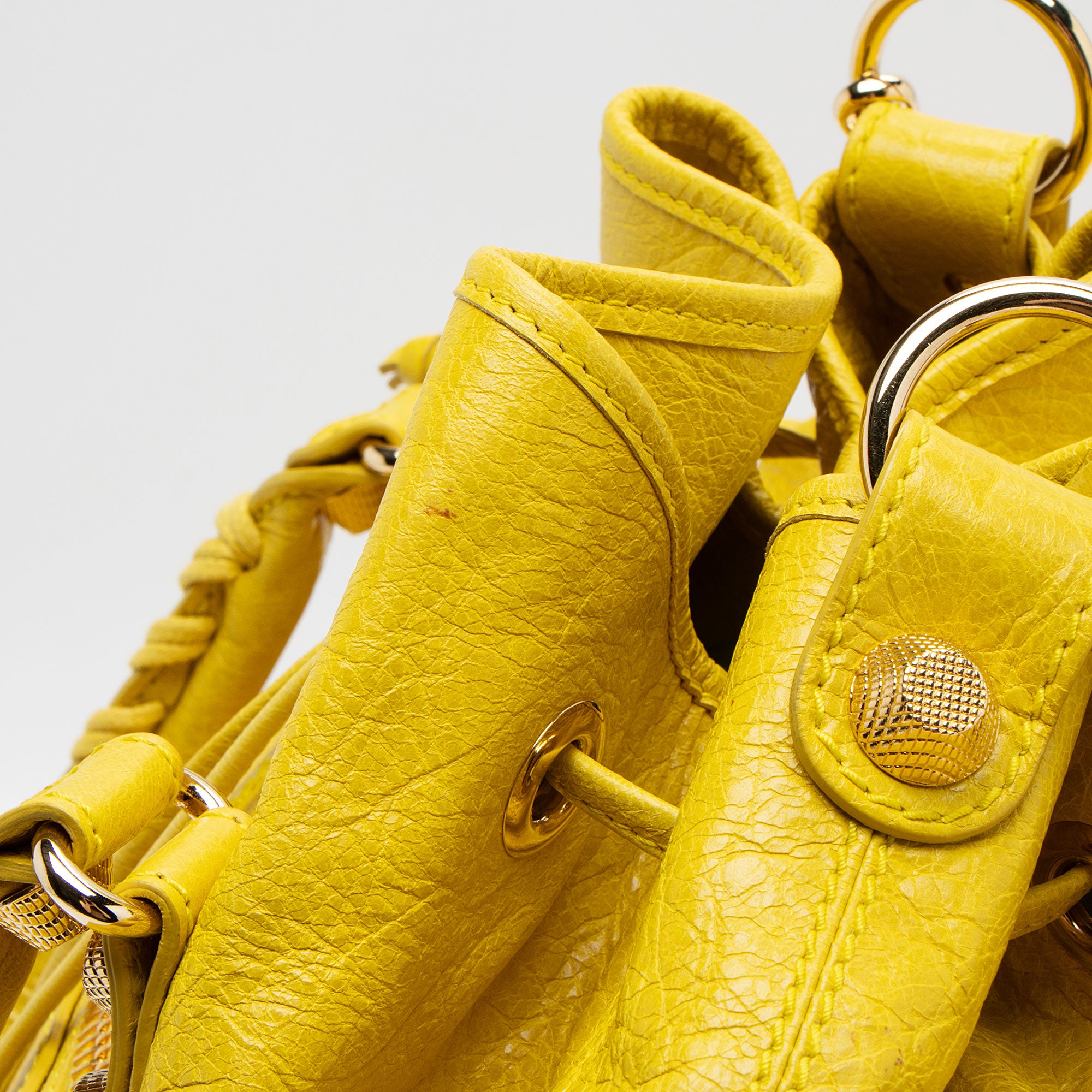 Balenciaga Agneau Giant 12 Pompon Satchel