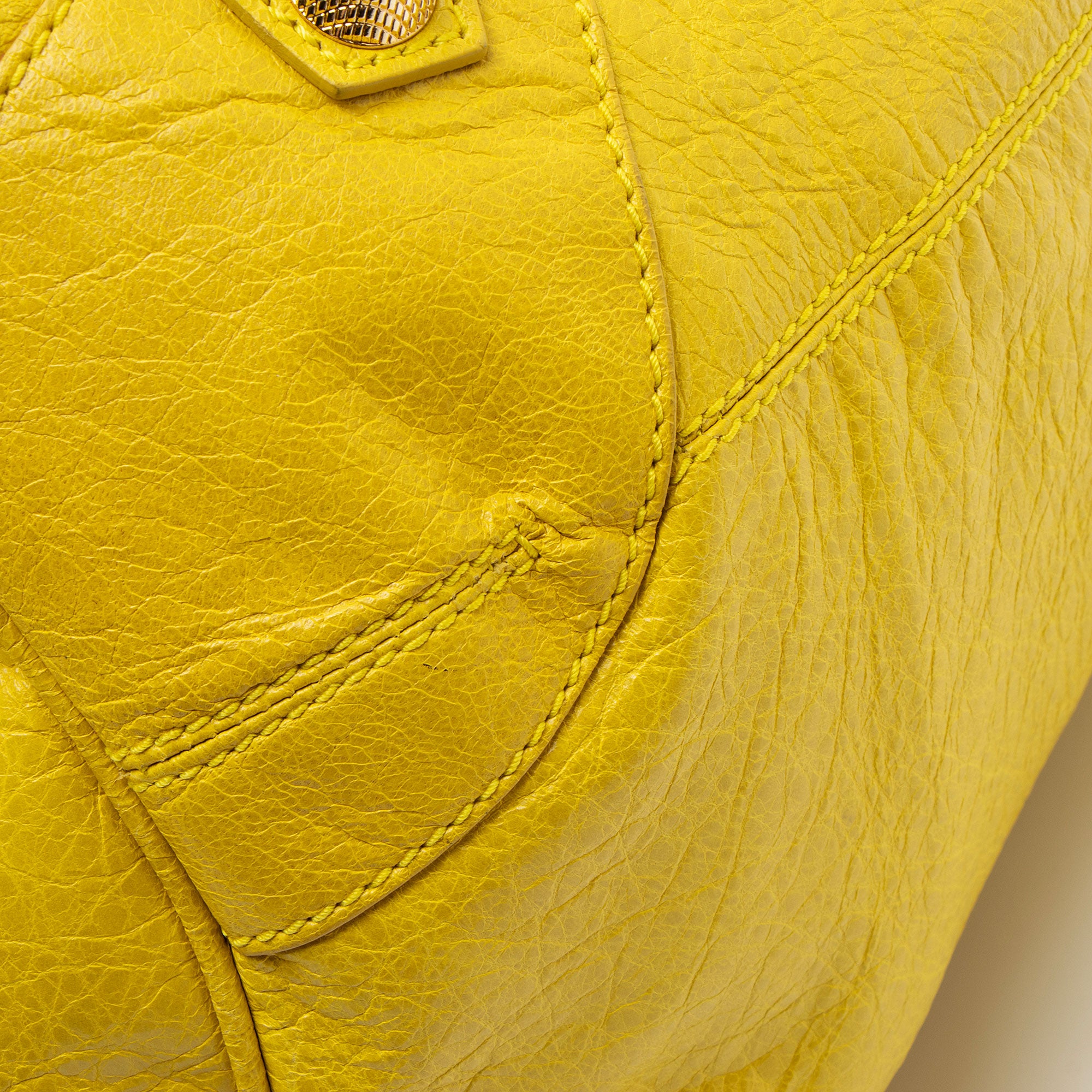 Balenciaga Agneau Giant 12 Pompon Satchel