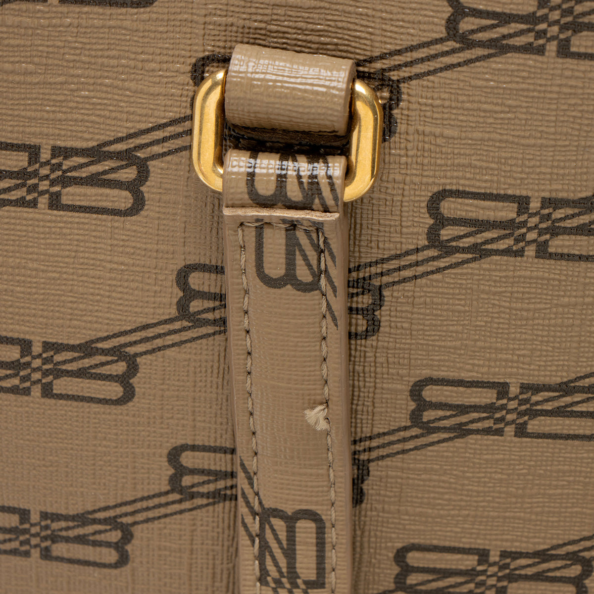 Balenciaga BB Monogram Canvas Signature Large Shopper Tote
