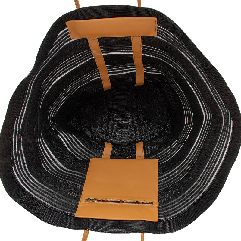 Balenciaga Cable Raffia Basket Maxi Tote (SHF-uUXm6S)