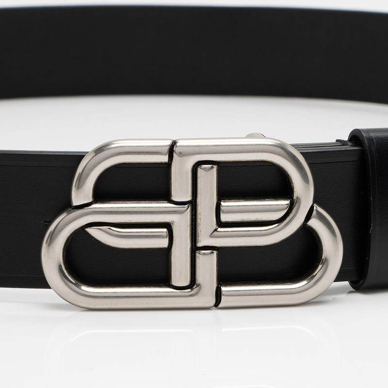 Balenciaga Calfskin BB Belt - Size 34 / 85 (SHF-BzcYCE)