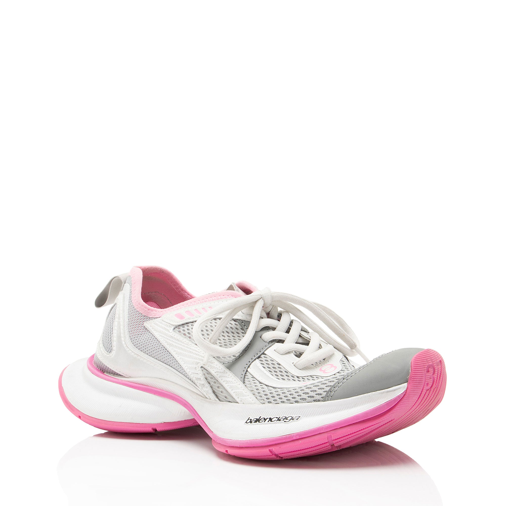 Balenciaga Calfskin Mesh Circuit Sneakers - Size 7 / 37