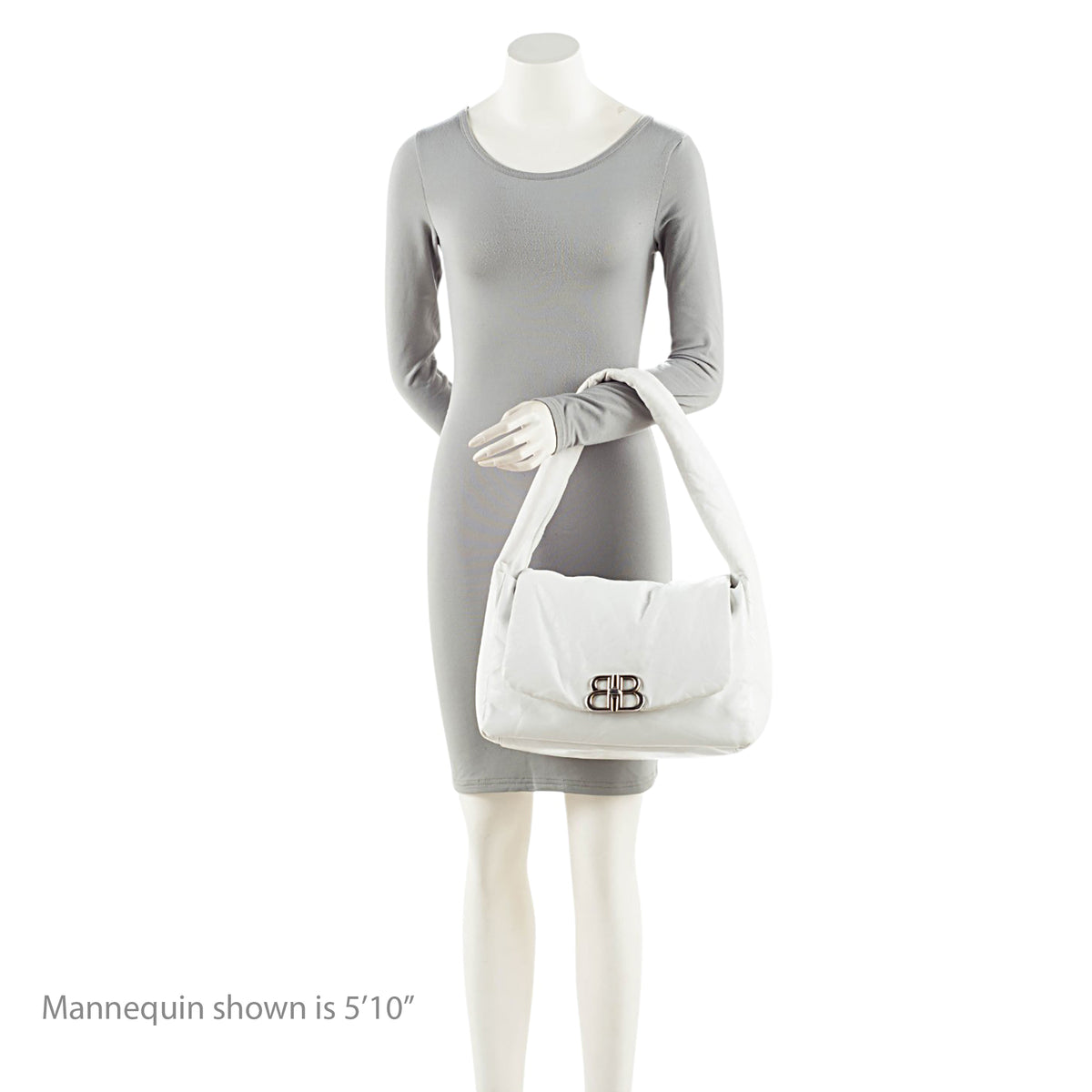 Balenciaga Calfskin Monaco Medium Shoulder Bag