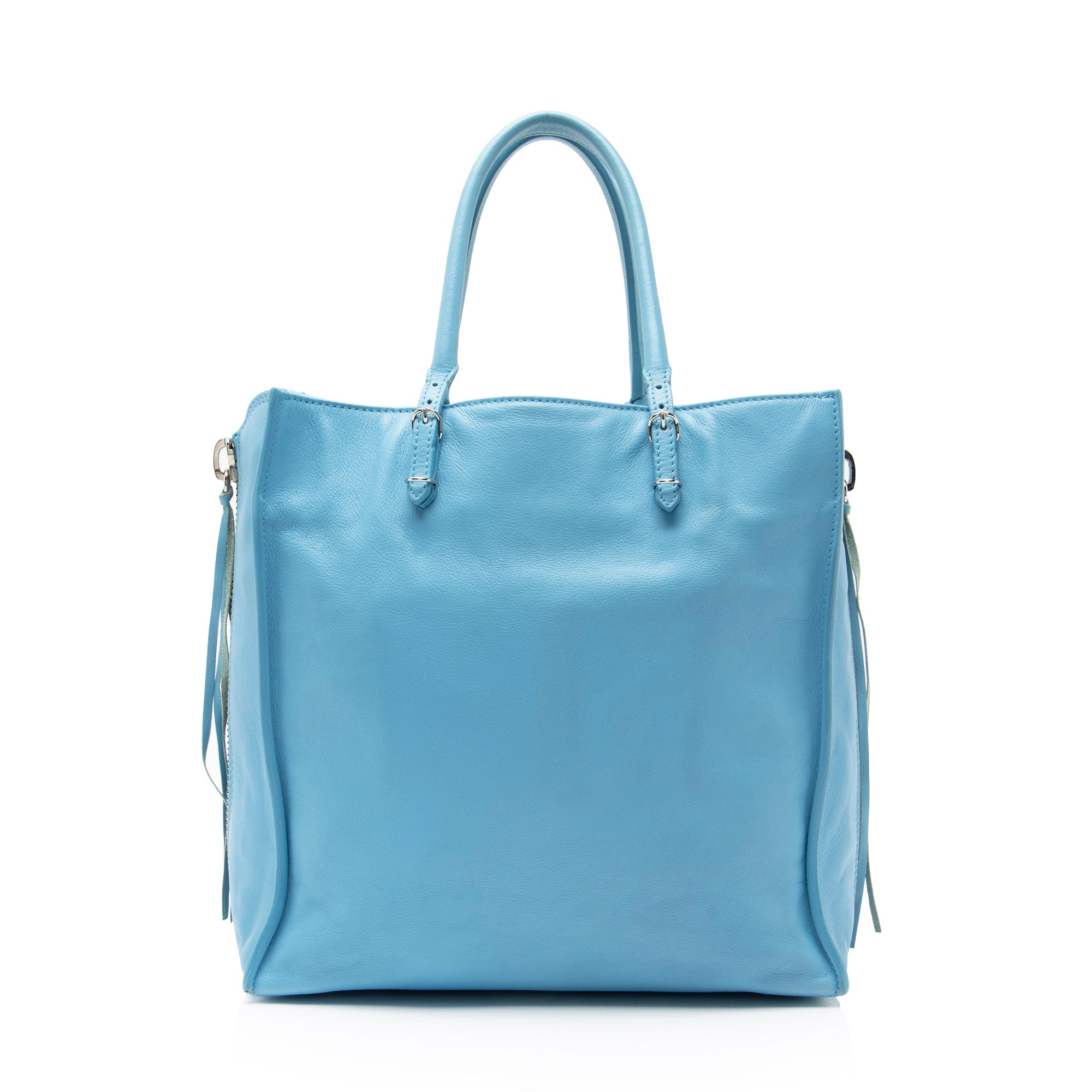 Balenciaga Calfskin Papier A5 Zip Around Tote