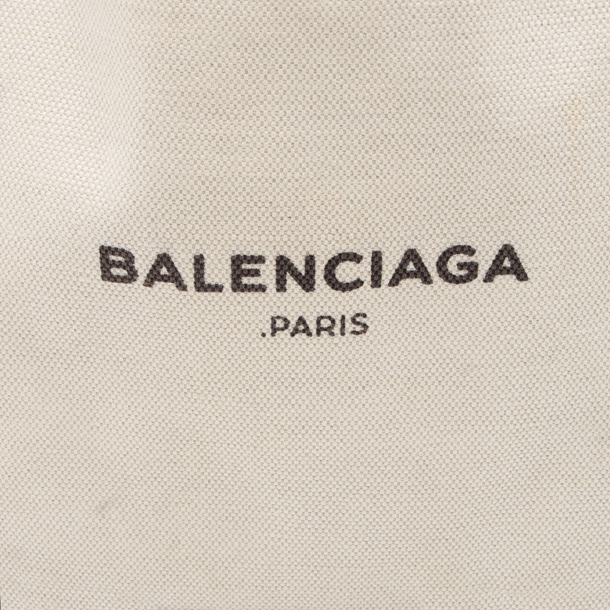 Balenciaga Canvas Logo Cabas Small Tote