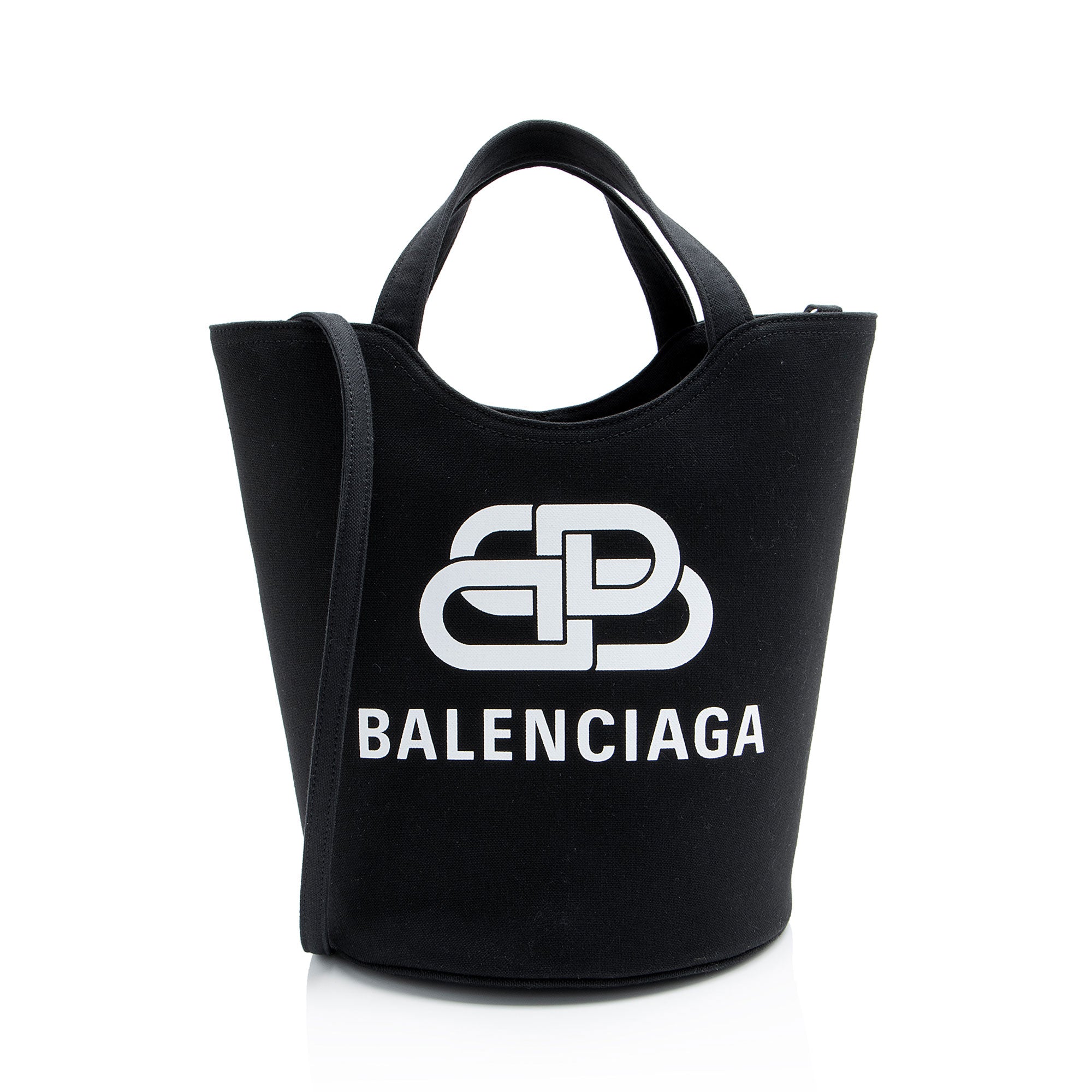 Balenciaga Canvas Wave Medium Tote (SHF-eD2jYr)