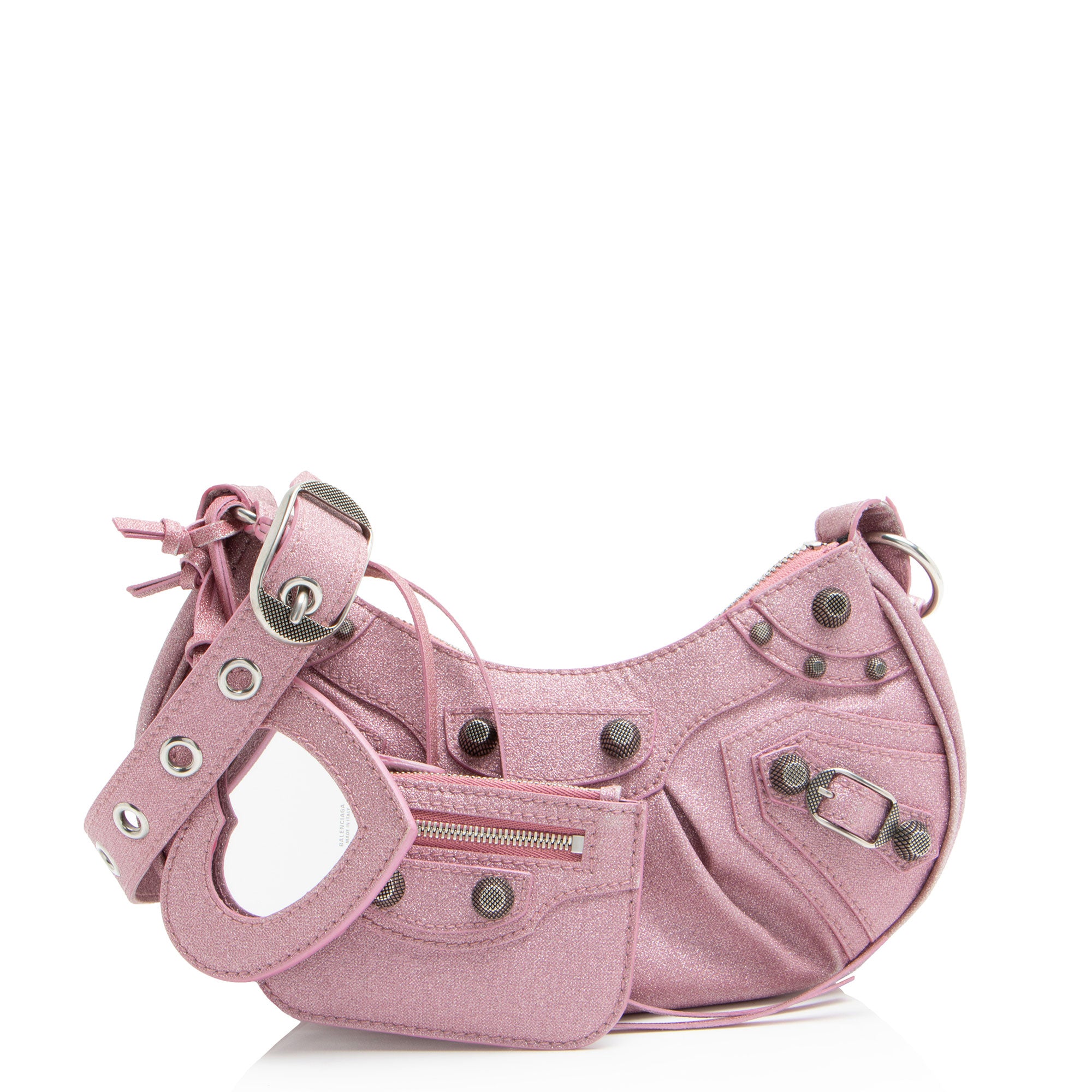 Balenciaga Glitter Fabric Le Cagole XS Shoulder Bag