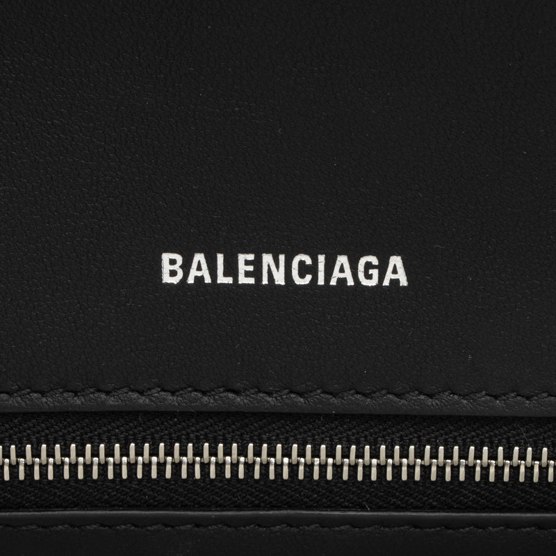 Balenciaga Grained Calfskin Hourglass Small Top Handle (SHF-O1sHR7)