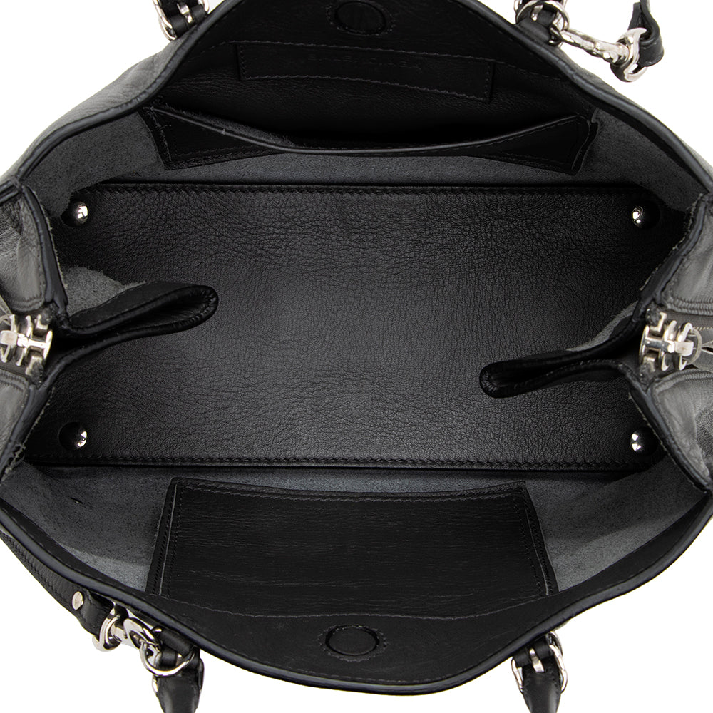 Balenciaga Grained Calfskin Papier A6 Zip Around Tote SHF 18723 LuxeDH