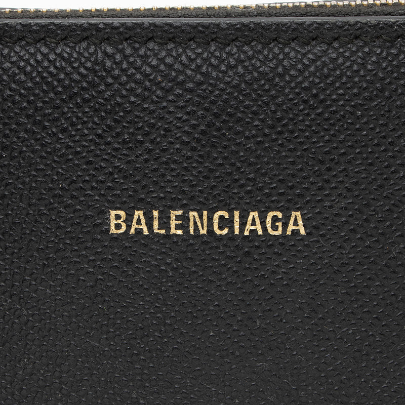 Balenciaga Grained Calfskin Ville Medium Top Handle Bag (SHF-MH72LN)