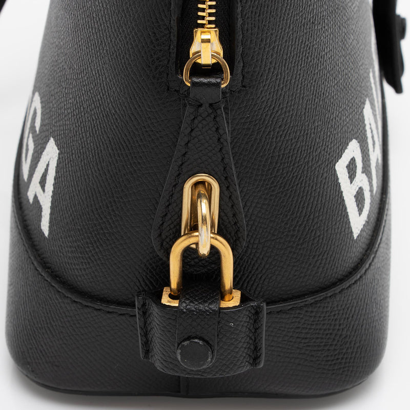 Balenciaga Grained Calfskin Ville Small Top Handle Bag (SHF-GKQvmA)