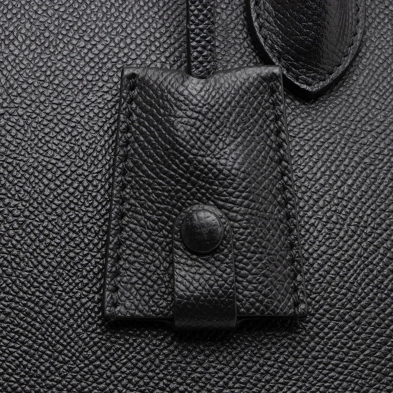 Balenciaga Grained Calfskin Ville Small Top Handle Bag (SHF-GKQvmA)