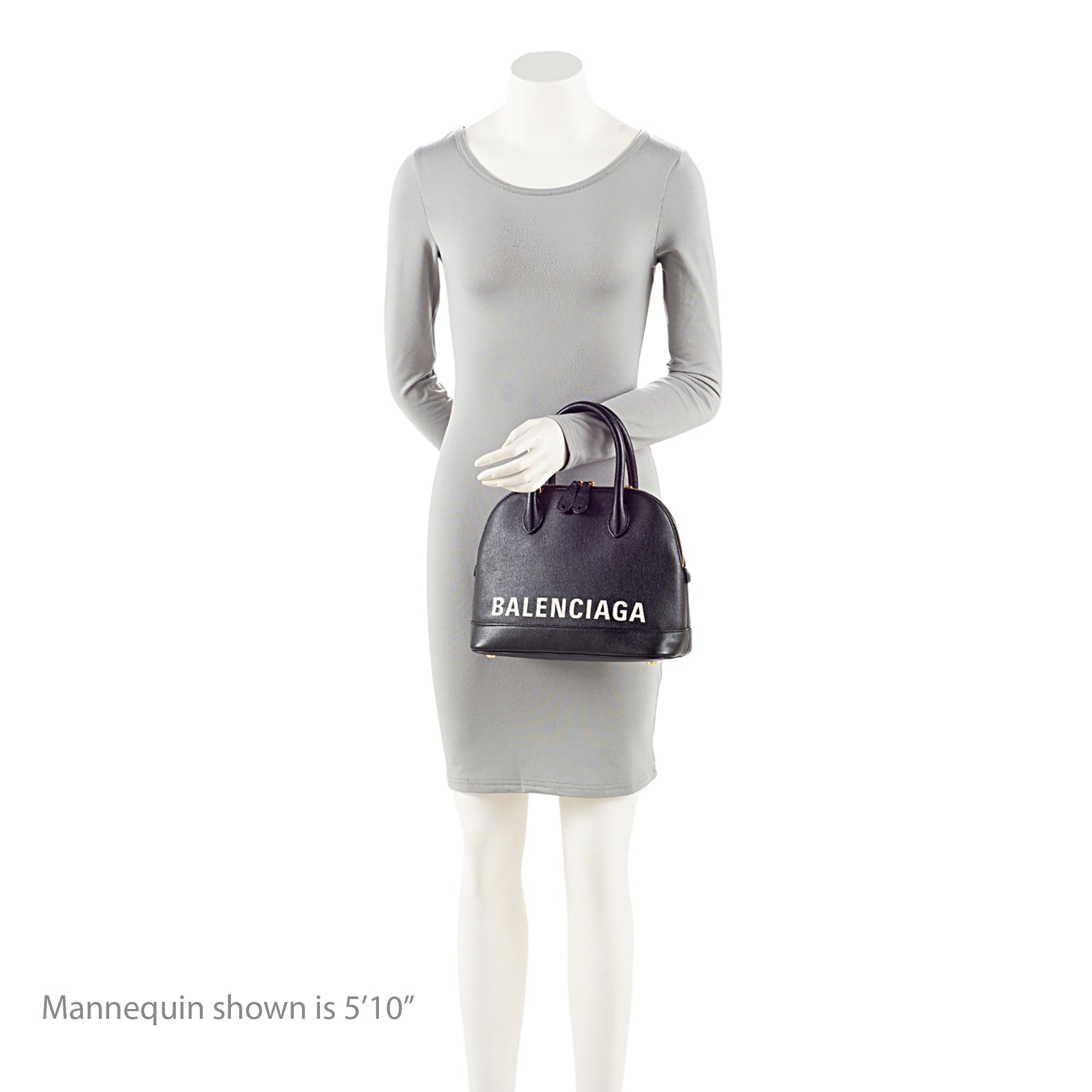 Balenciaga Grained Calfskin Ville Small Top Handle