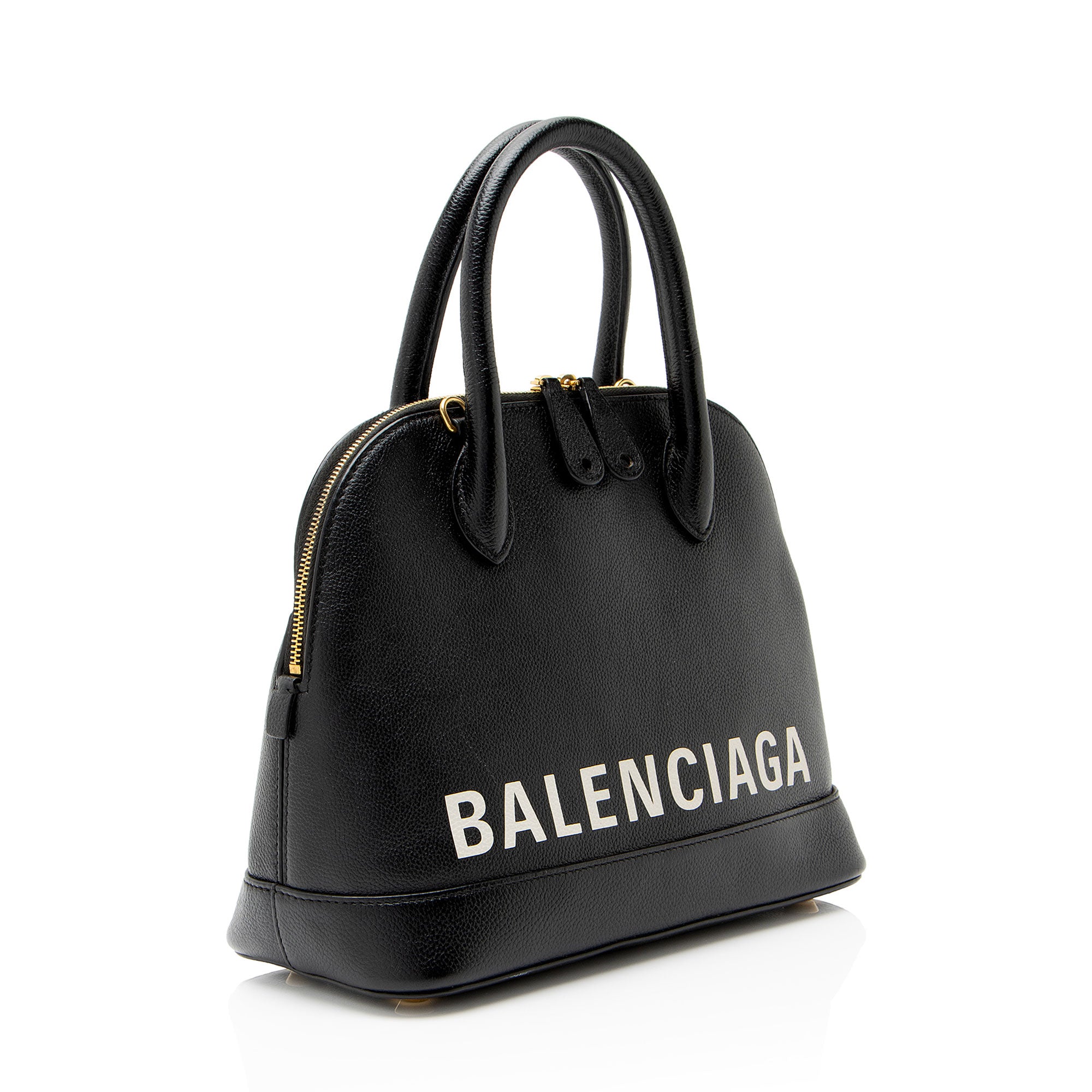 Balenciaga Grained Calfskin Ville Small Top Handle