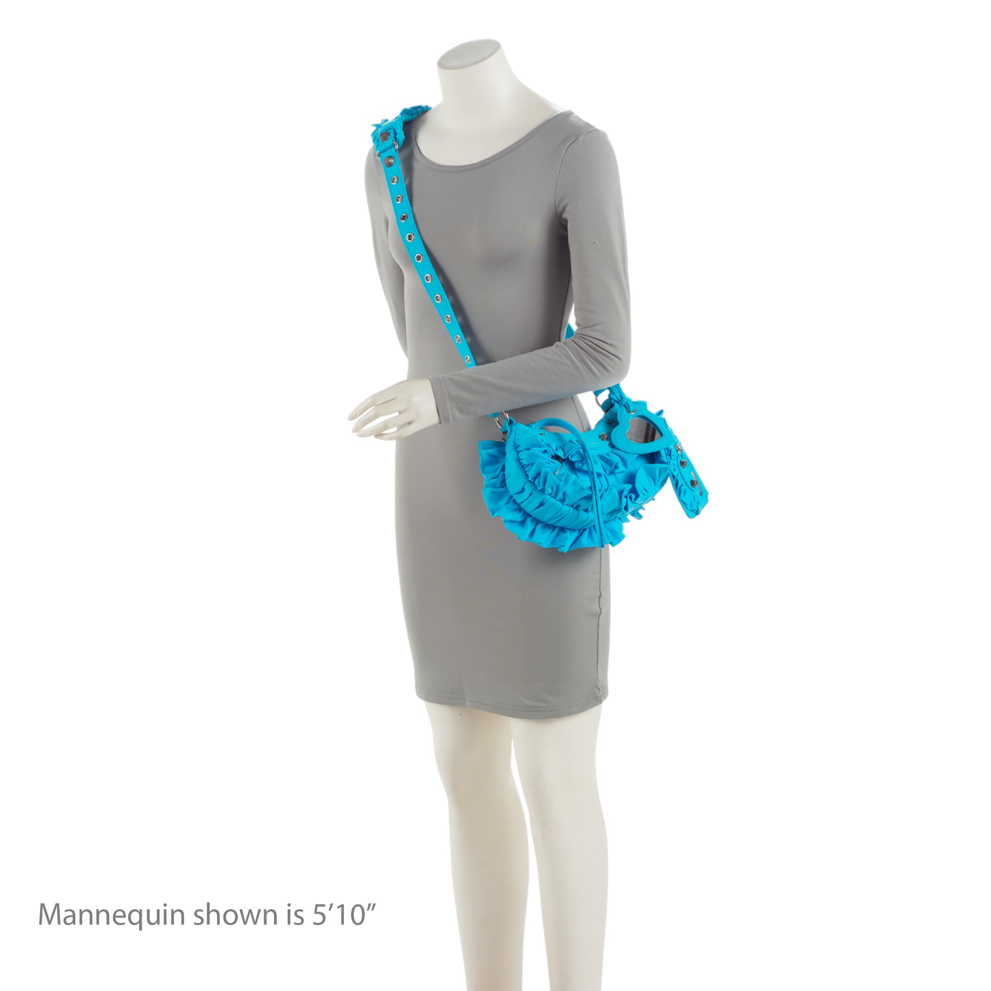 Balenciaga Jersey Ruffles Le Cagole XS Shoulder Bag