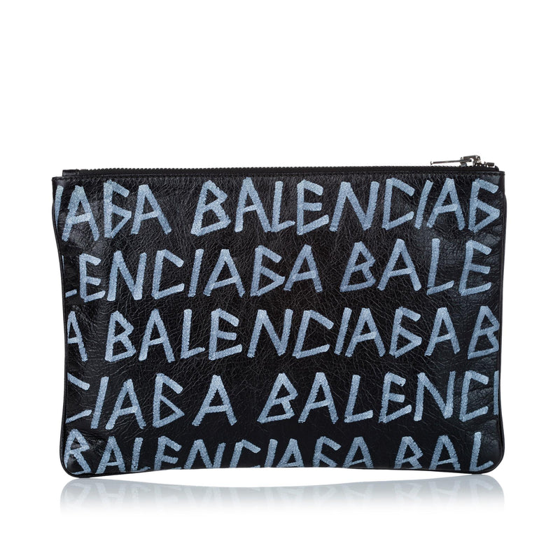 Balenciaga Leather Clutch Bag (SHG-kkEvQQ)