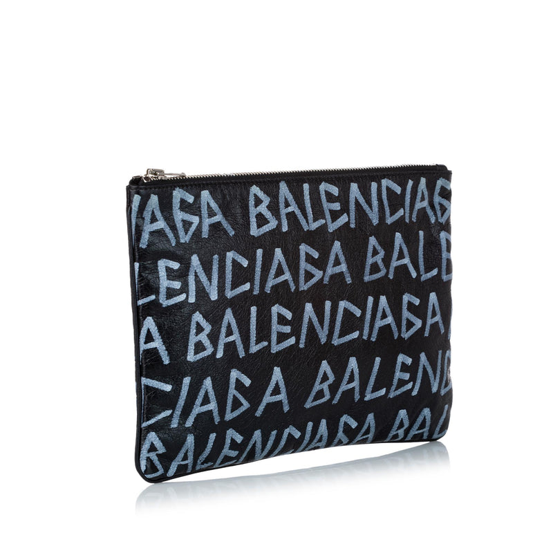 Balenciaga Leather Clutch Bag (SHG-kkEvQQ)