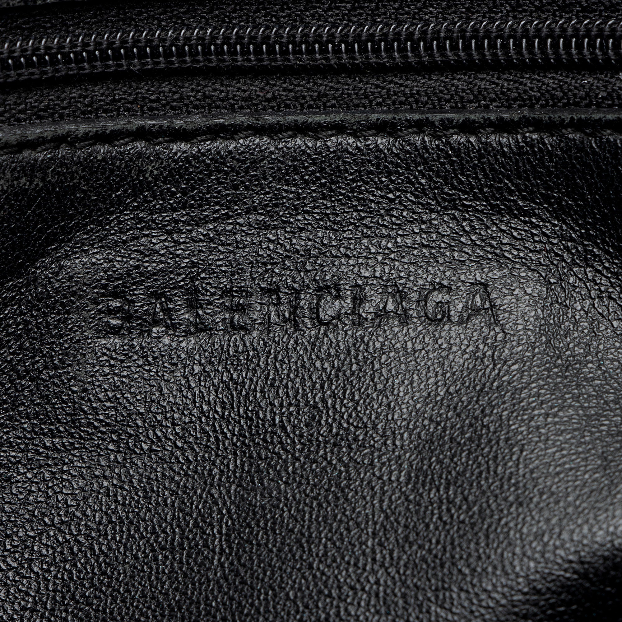 Balenciaga Leather Logo Market Tote