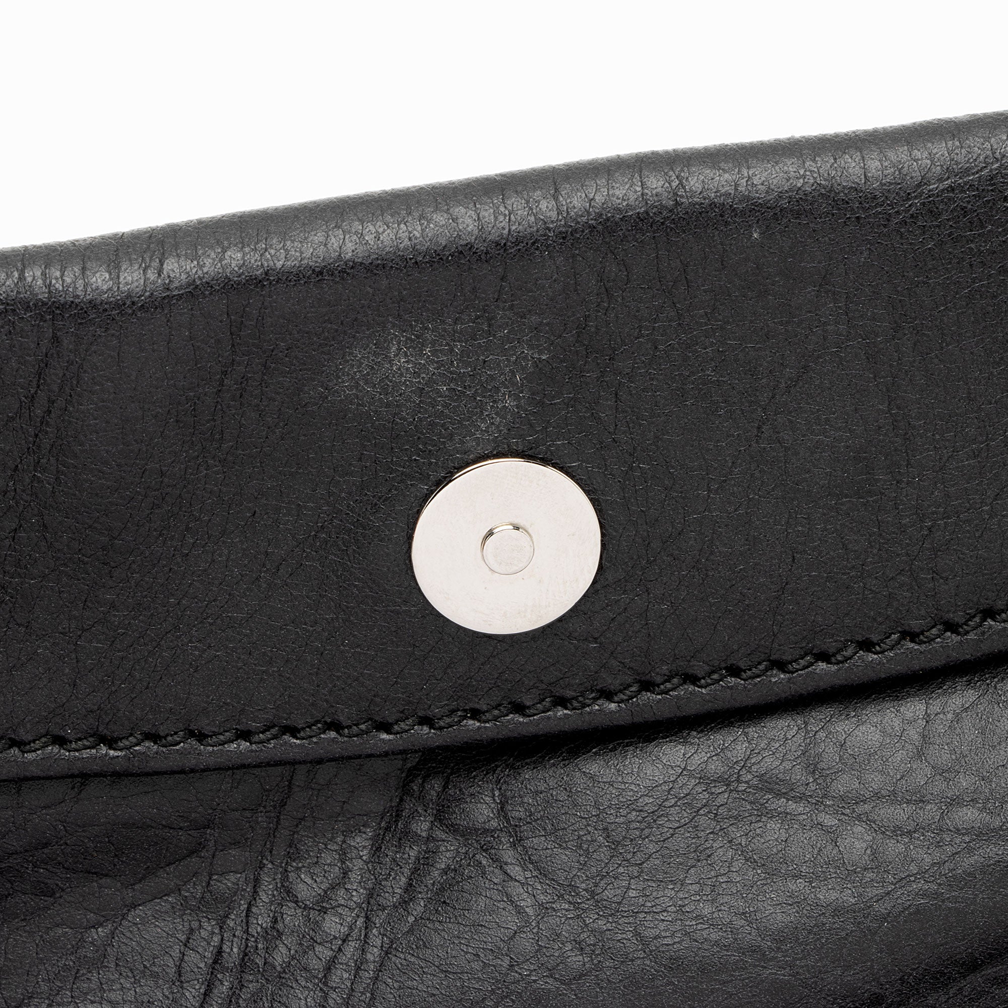 Balenciaga Leather Motocross Giant 12 Envelope Clutch (SHF-J9PWli)