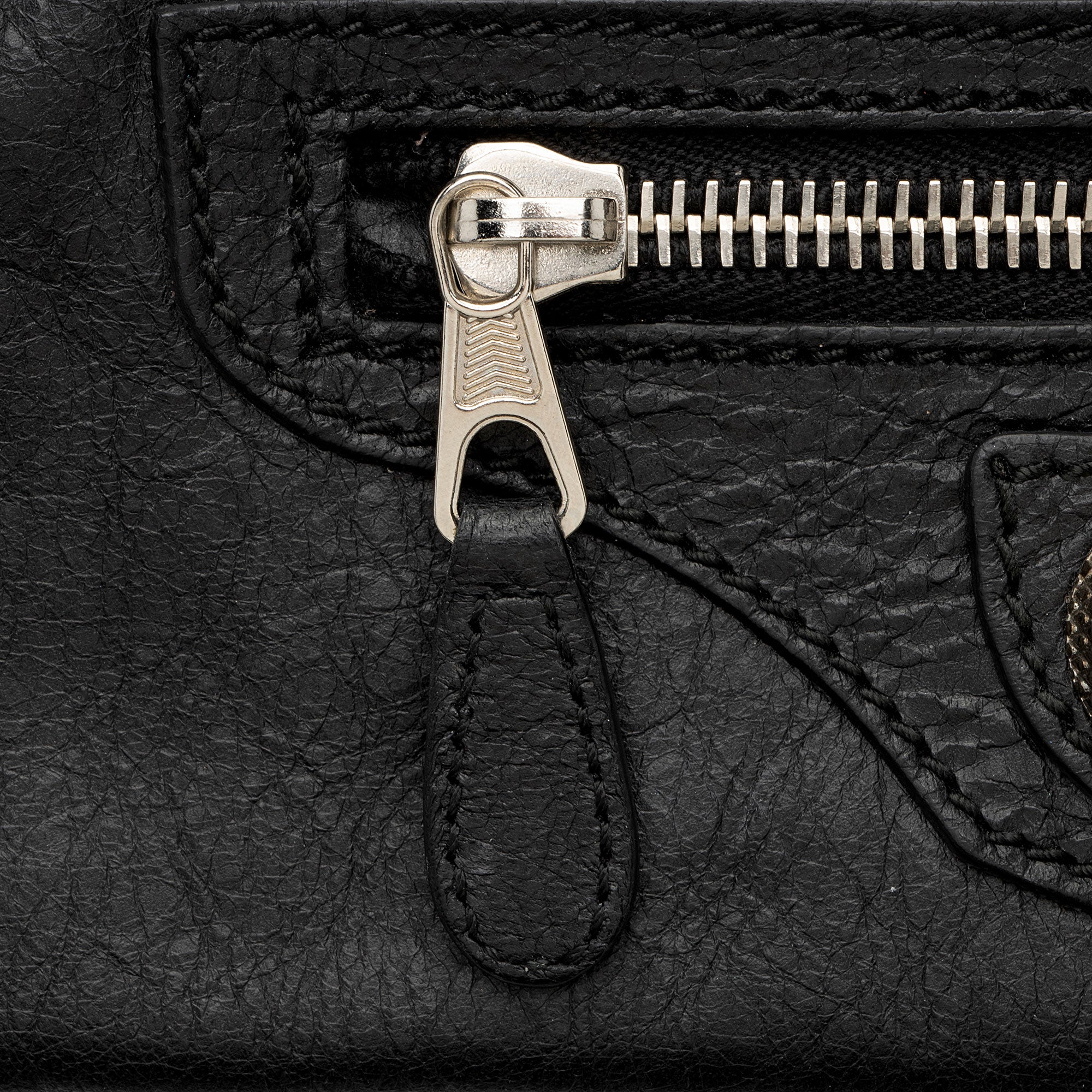 Balenciaga Leather Motocross Giant 12 Envelope Clutch (SHF-J9PWli)