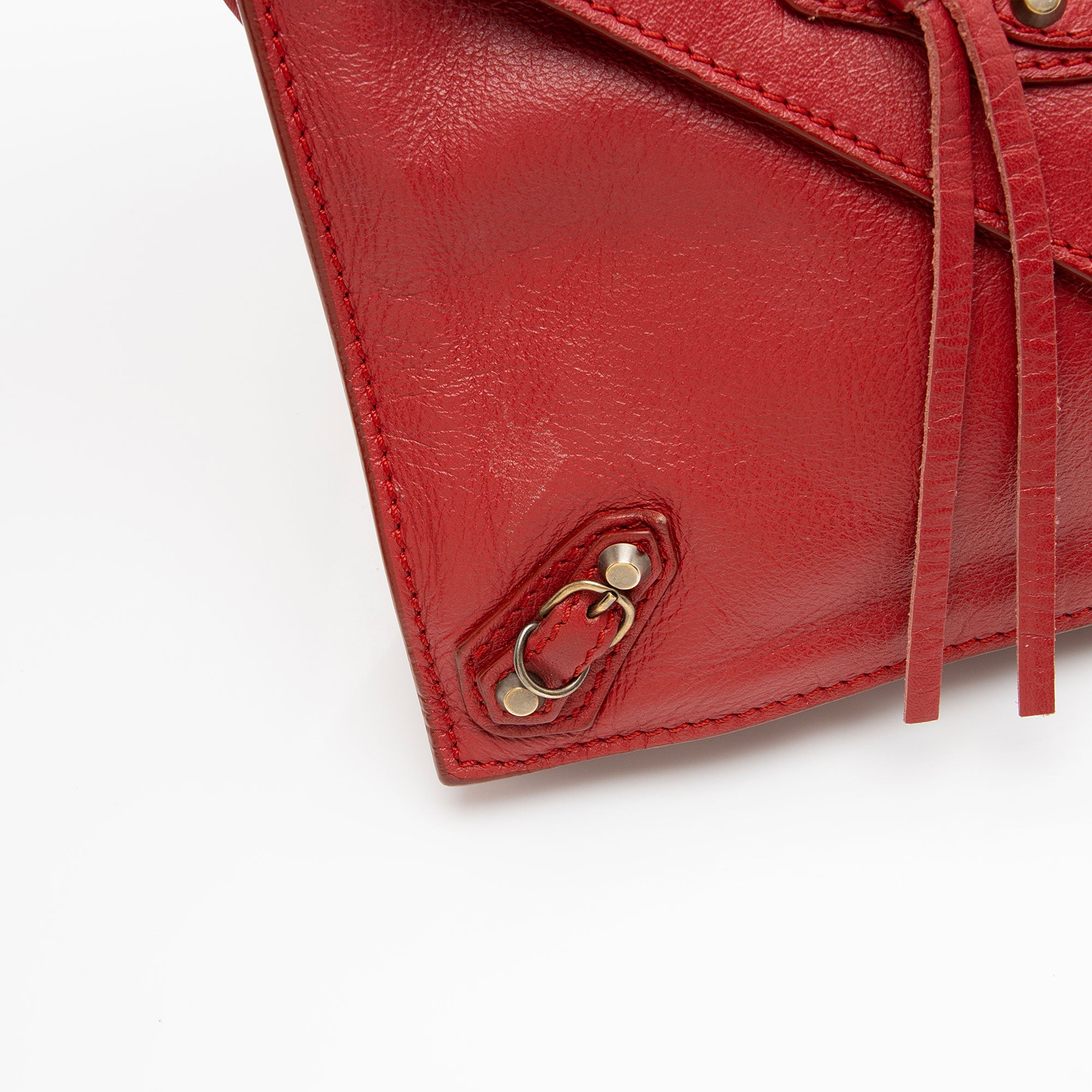 Balenciaga Leather Papier Triple Crossbody