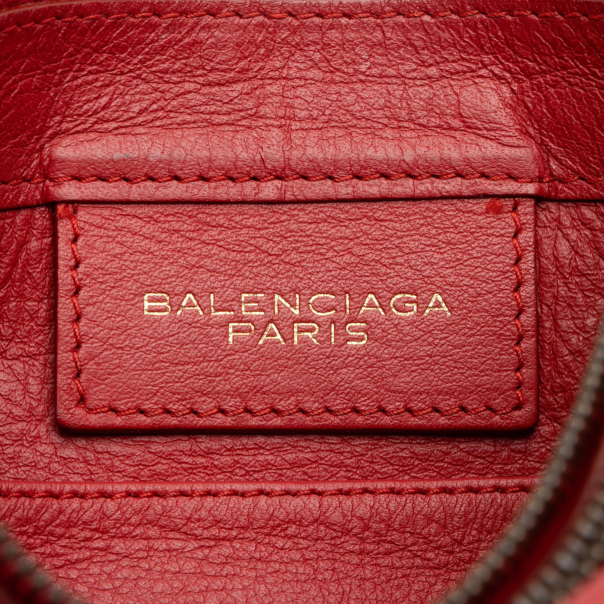 Balenciaga Leather Papier Triple Crossbody