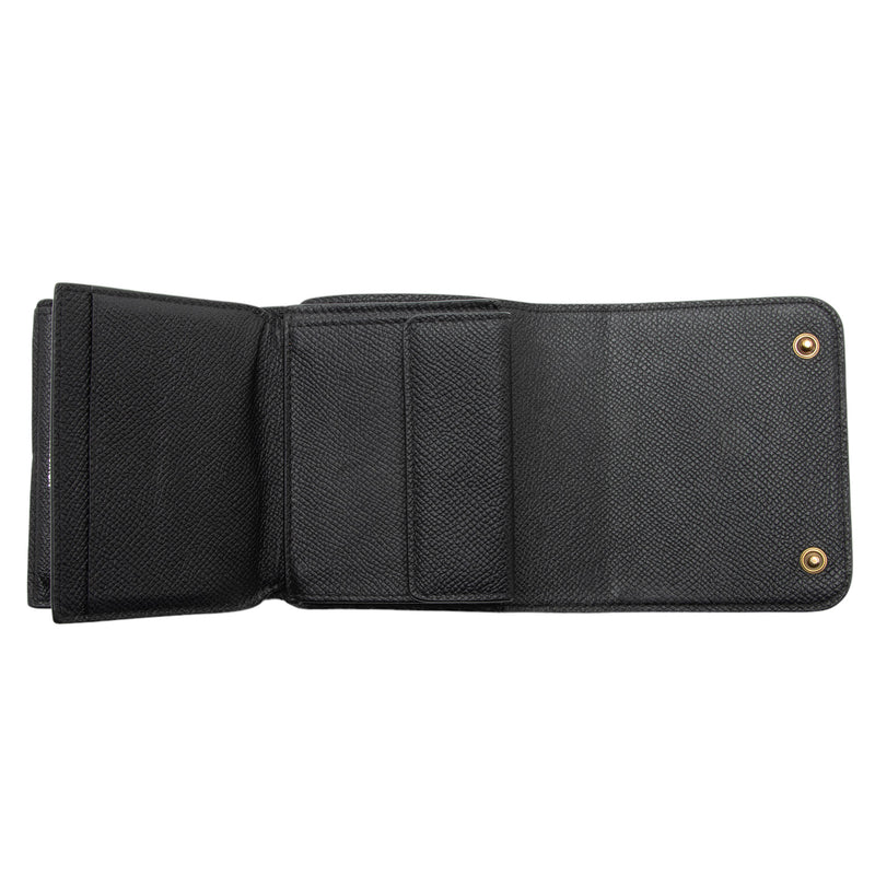 Balenciaga Leather Tri-Fold Wallet (SHF-dX86u1)