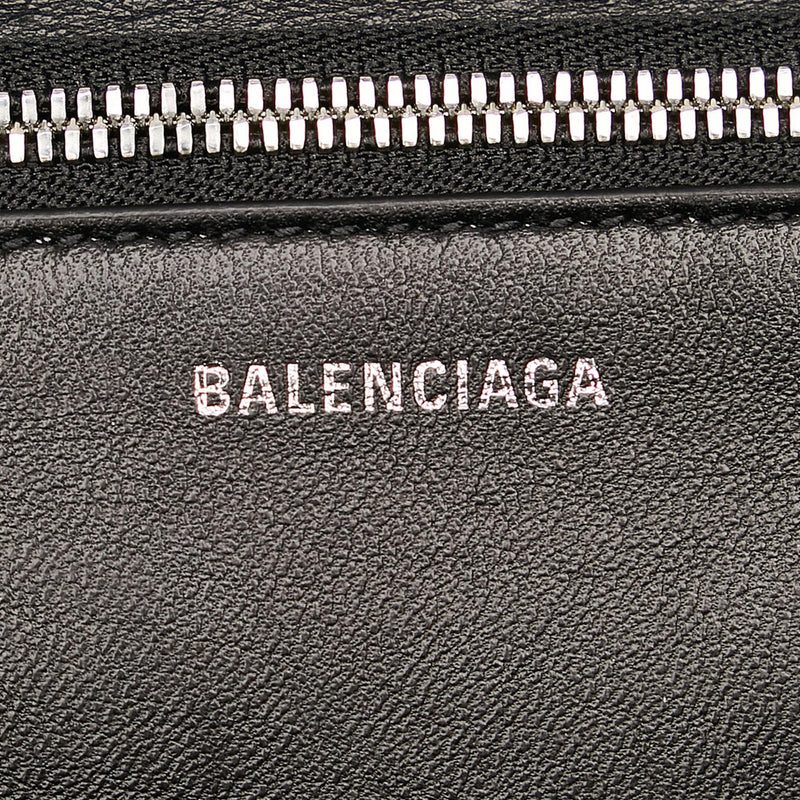 Balenciaga Logo Faux Fur Everyday XS Tote (SHG-UoEl2c)