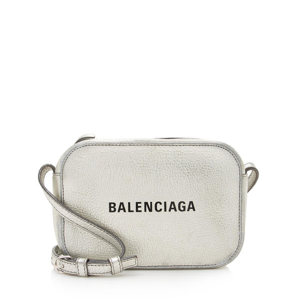 Balenciaga Metallic Calfskin Everyday XS Camera Bag (SHF-22474)