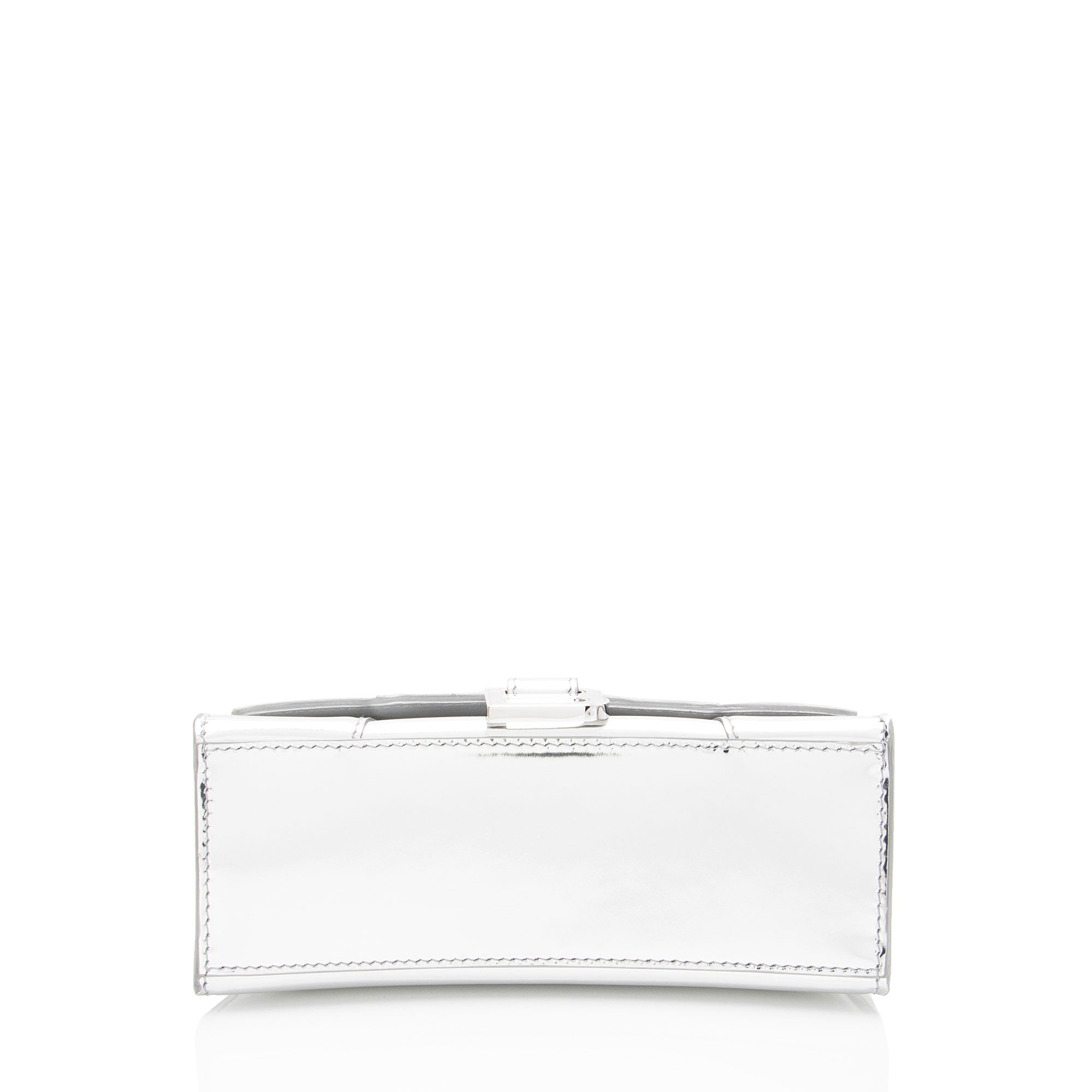 Balenciaga Metallic Calfskin Hourglass XS Top Handle