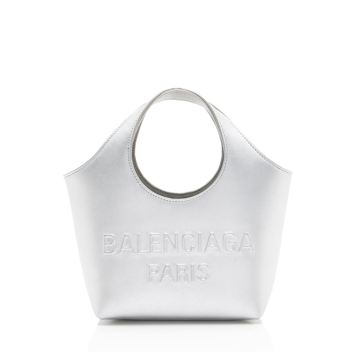 Balenciaga Metallic Calfskin Mary Kate XS Tote