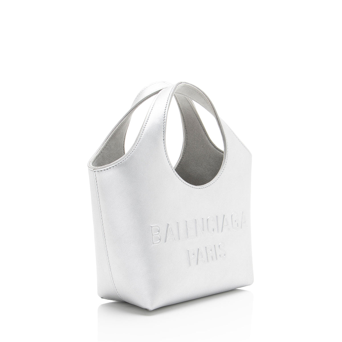 Balenciaga Metallic Calfskin Mary Kate XS Tote