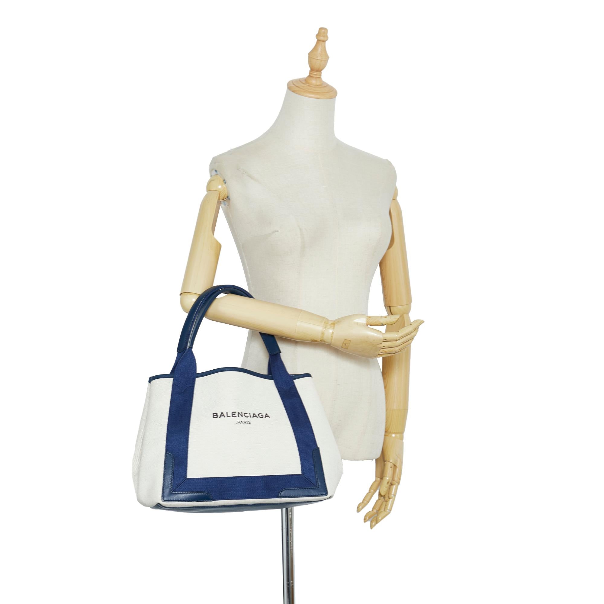 Balenciaga navy cabas s sale