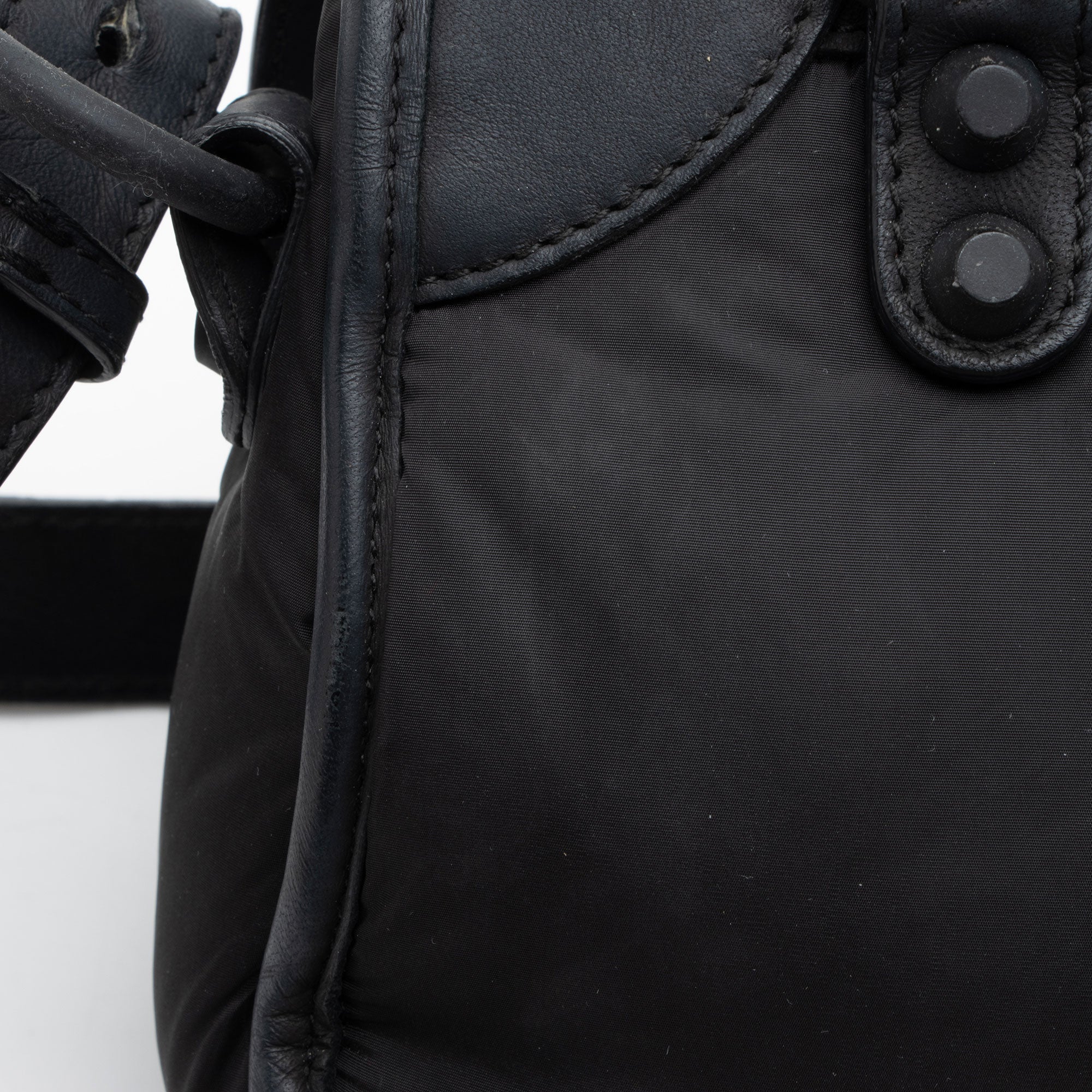 Balenciaga Nylon Agneau Classic City Mini Satchel