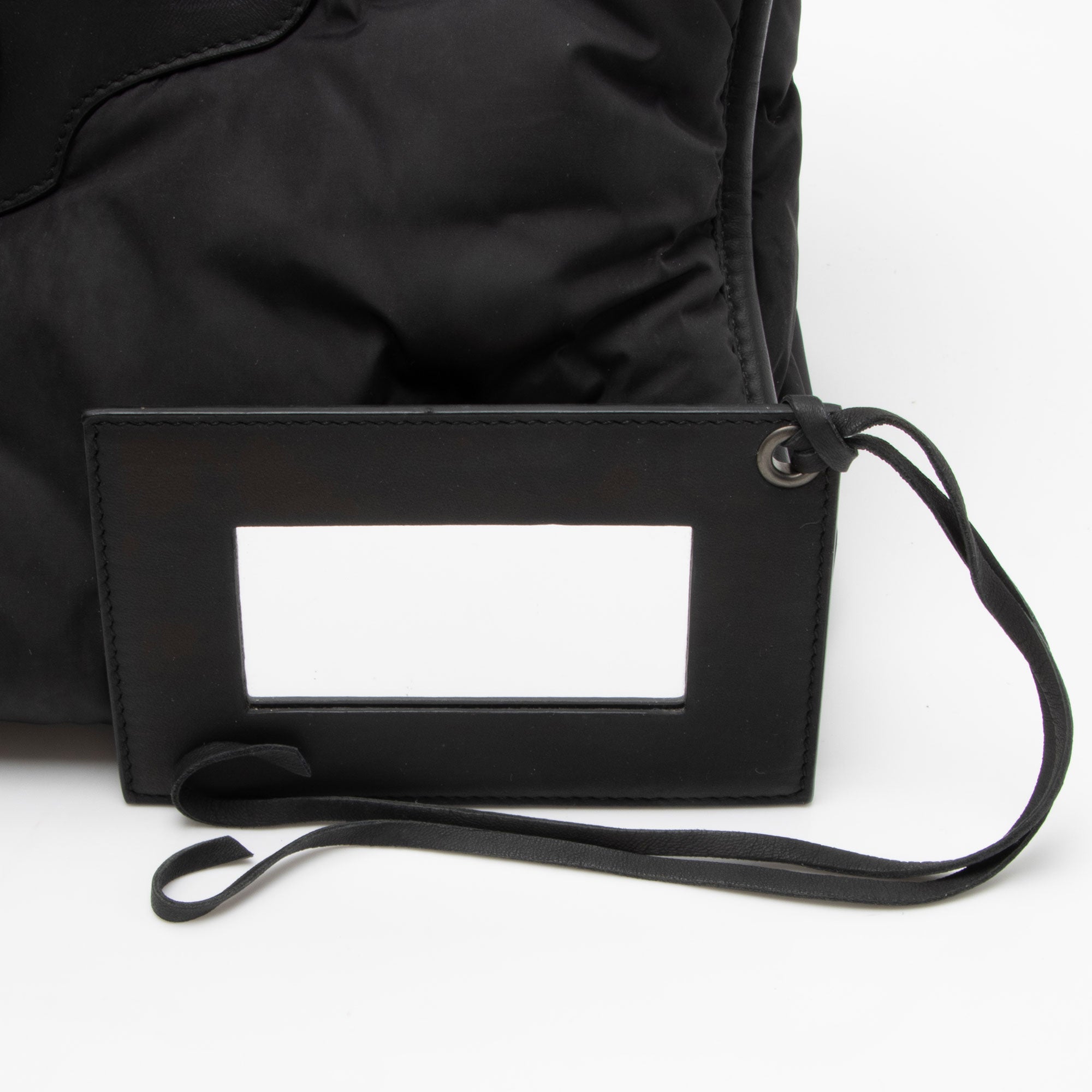 Balenciaga Nylon Agneau Classic City Satchel