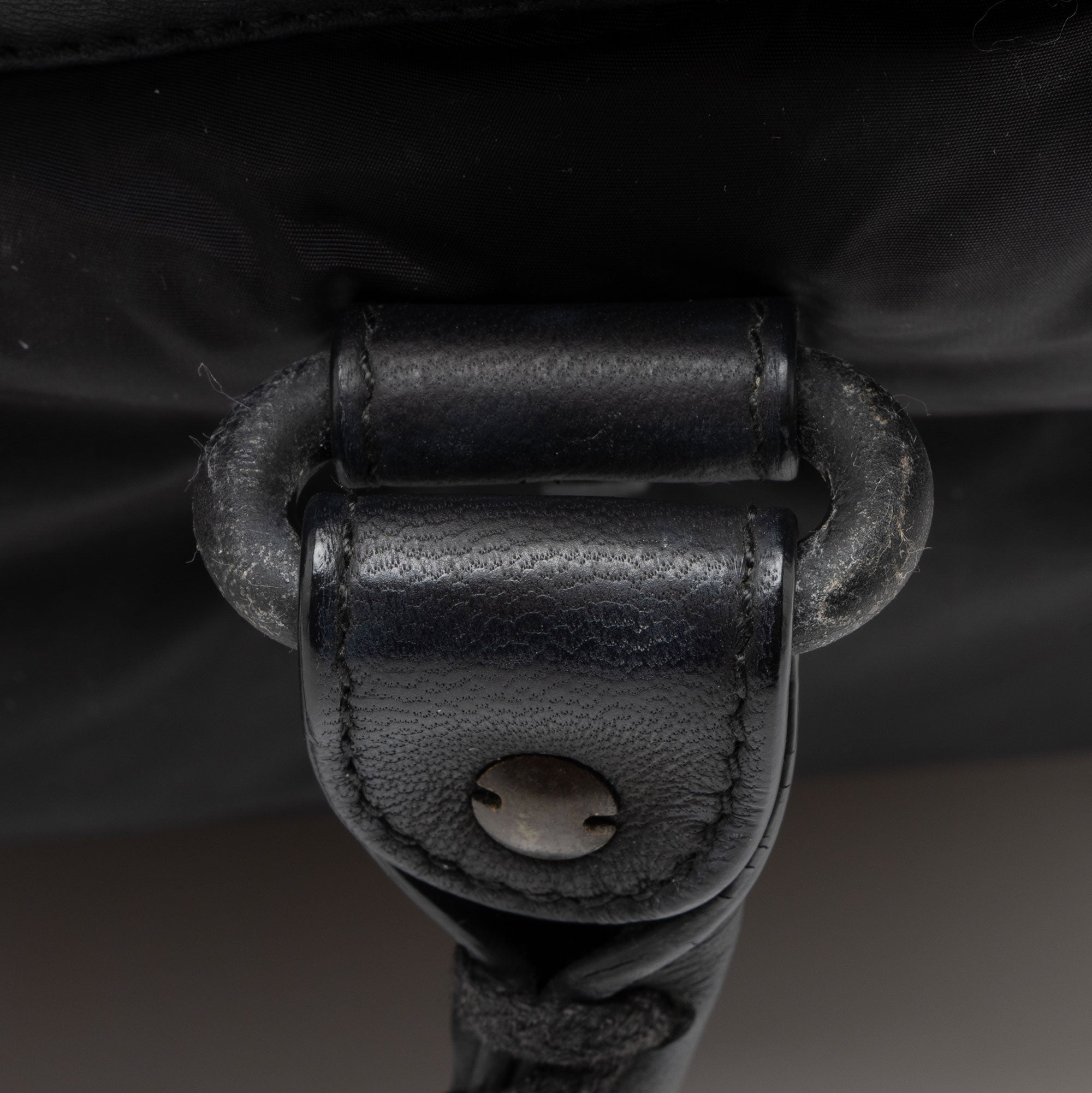 Balenciaga Nylon Agneau Classic City Satchel