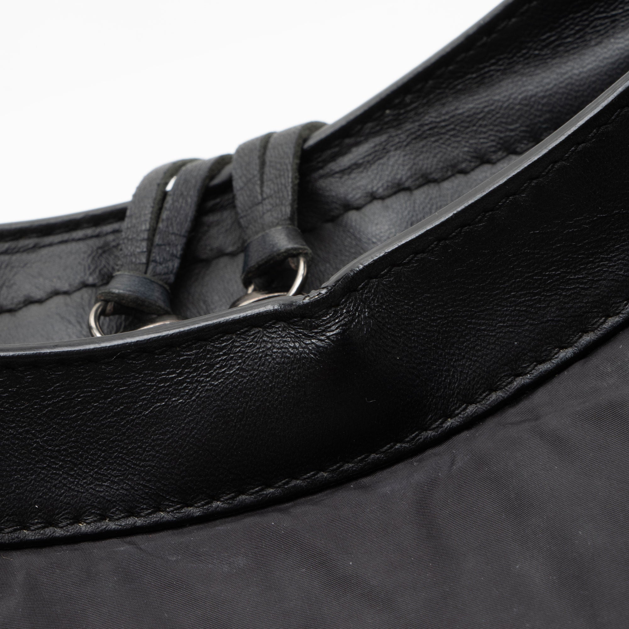 Balenciaga Nylon Agneau Classic City Satchel